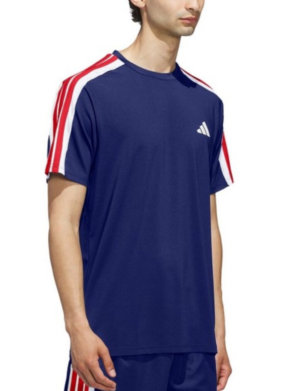 Adidas Men's 3 -Striped T shirt NEW
